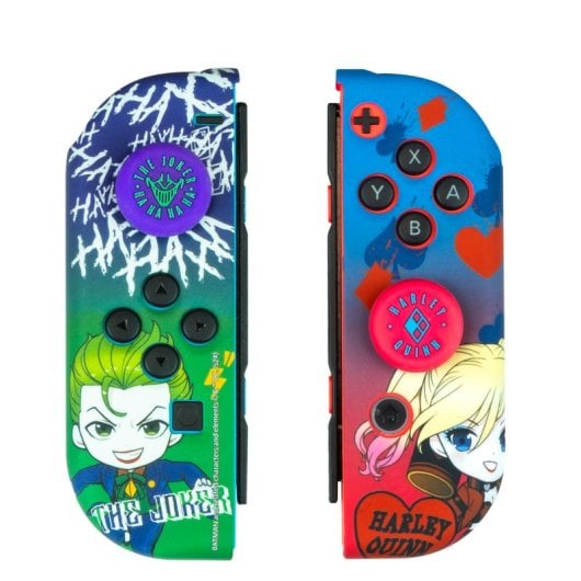 FR-TEC DC Combo Pack Joker & Harley Quinn para Mandos de Nintendo Switch