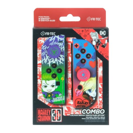 FR-TEC DC Combo Pack Joker & Harley Quinn para Mandos de Nintendo Switch