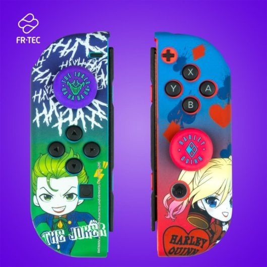 FR-TEC DC Combo Pack Joker & Harley Quinn para Mandos de Nintendo Switch