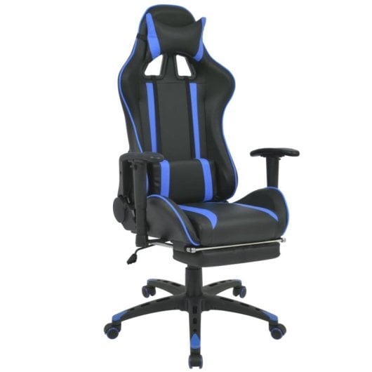 VidaXL Race Silla de Oficina con Altura Regulable Azul