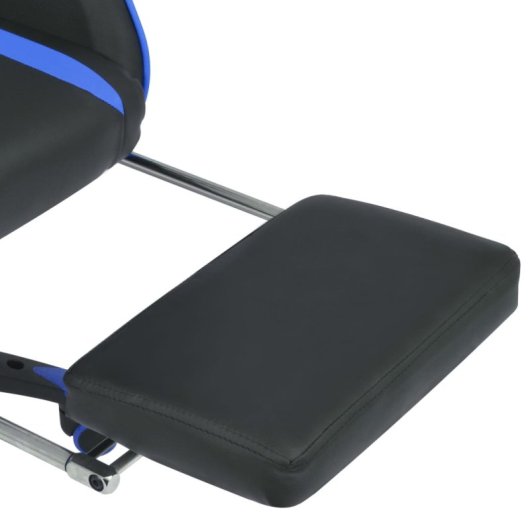 VidaXL Race Silla de Oficina con Altura Regulable Azul