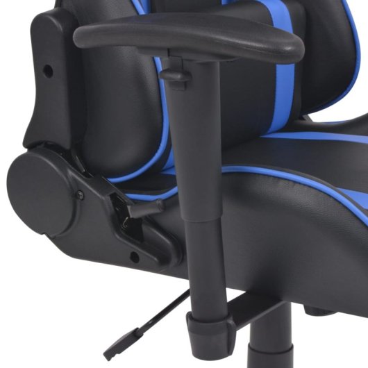 VidaXL Race Silla de Oficina con Altura Regulable Azul