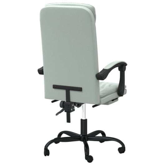 VidaXL Chaise de bureau inclinable Beler avec rembourrage vert clair