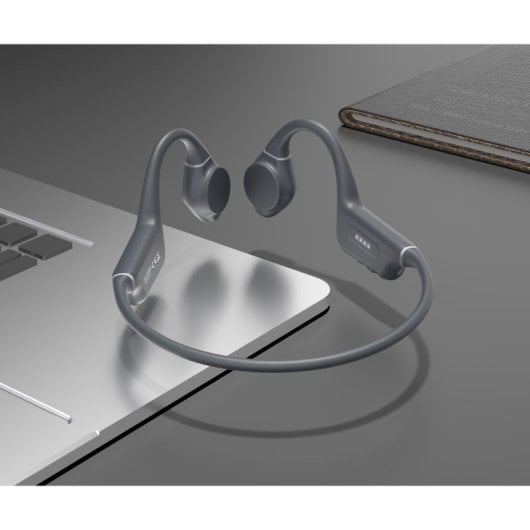 Leotec Kuri Auriculares Inalámbricos de Conducción Ósea IPX5 Gris