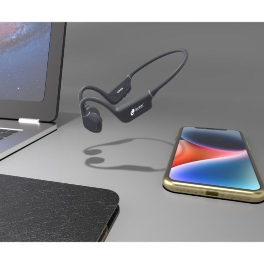 Leotec Kuri Auriculares Inalámbricos de Conducción Ósea IPX5 Gris