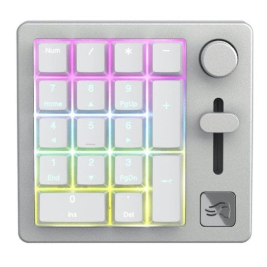 Glorious GMMK Wireless Teclado Mecânico Numérico Branco (PT)