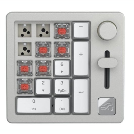 Glorious GMMK Wireless Teclado Mecânico Numérico Branco (PT)