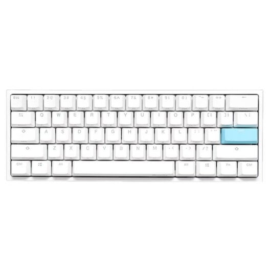 Ducky ONE 2 Pro 60% Teclado Mecâncio RGB Pure White MX Brown (PT)