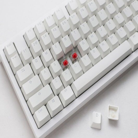 Ducky Zero 6108 100% Teclado Mecânico Red Pure White RGB (PT)