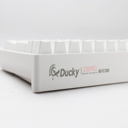 Ducky Zero 6108 100% Teclado Mecânico Red Pure White RGB (PT)