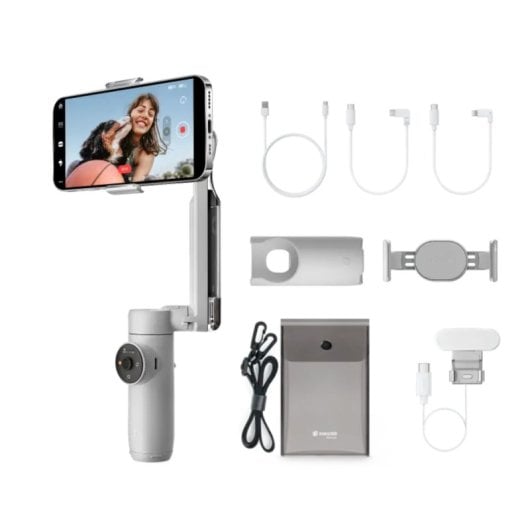 Insta360 Flow Creator Kit Gris Estabilizador para Smartphone Impulsado por IA