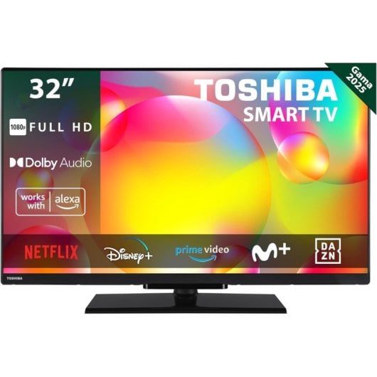 Téléviseur intelligent Toshiba 32LV3463DG 32" LED FullHD HDR10 Dolby Audio