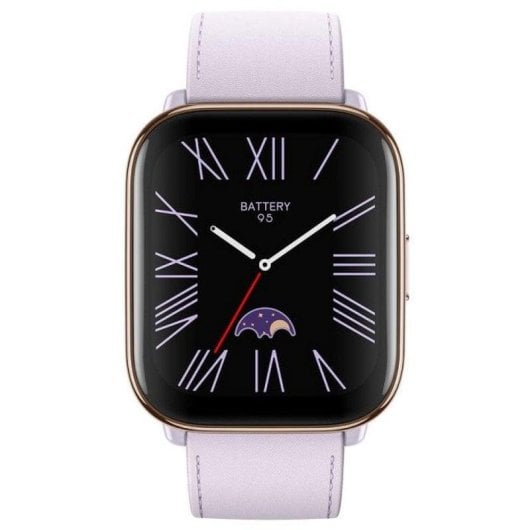 Amazfit Active Bluetooth GPS 42mm AMOLED Oro con Cinturino Viola M Resistenza Acqua 5ATM SpO2