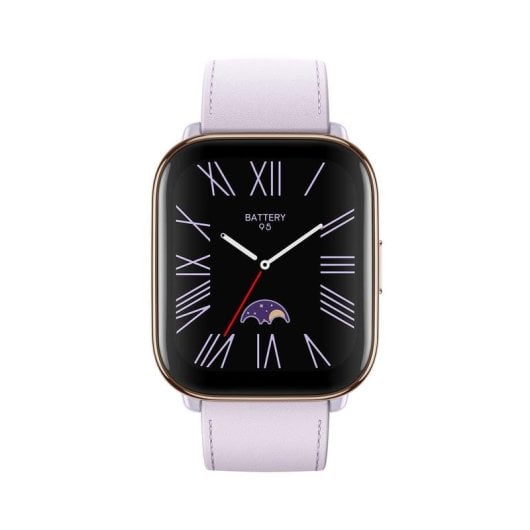 Amazfit Active Bluetooth GPS 42mm AMOLED Oro con Cinturino Viola M Resistenza Acqua 5ATM SpO2