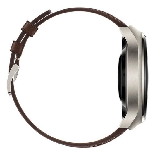 Huawei Watch 4 Pro Reloj Smartwatch 48mm con Caja de Titanio y Correa de Piel Marrón