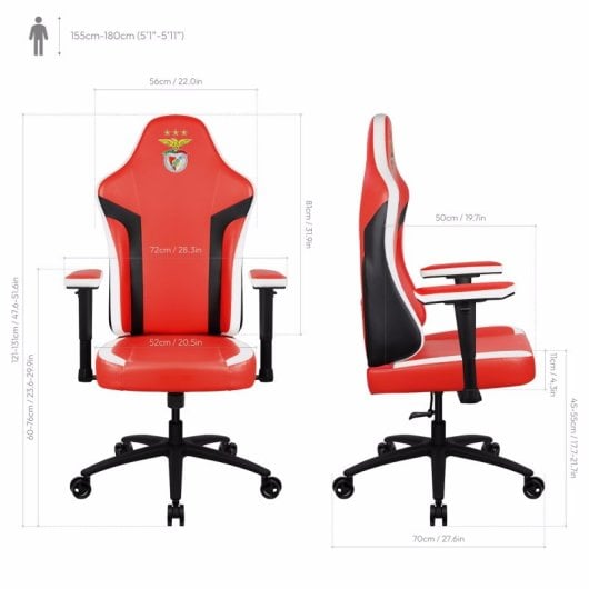 ThunderX3 EAZE Silla Gaming Benfica Edition