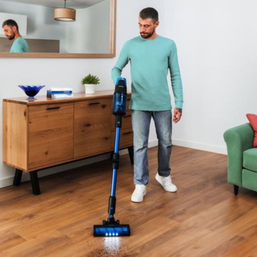 Cecotec Conga Rockstar 8500 Infinity ErgoWet Animal T Aspirador Escoba 4 en 1 680W Negro/azul