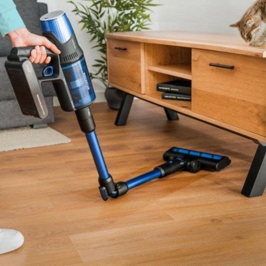 Cecotec Conga Rockstar 8500 Infinity Ergowet Animal Turbo T Aspirador Escoba 680W 4 en 1 Negro/Azul
