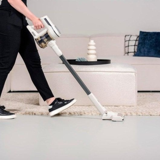 Aspirador sem Fio Princess 339380 140W 30min Escova LED Filtro HEPA Capacidade 0,6L