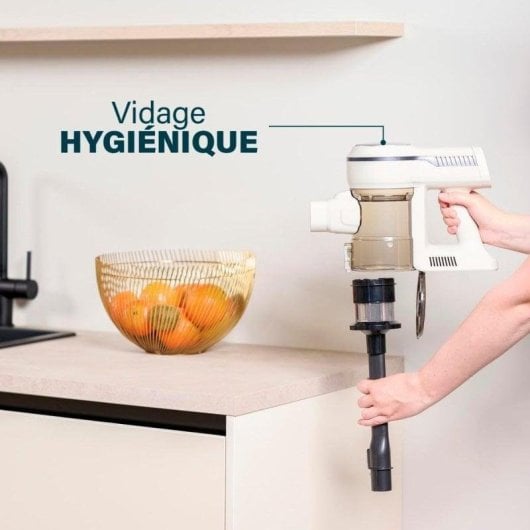 Aspirador sem Fio Princess 339380 140W 30min Escova LED Filtro HEPA Capacidade 0,6L