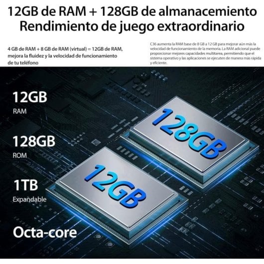 Oukitel C36 8/128GB Negro Libre