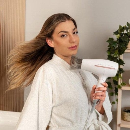 Asciugacapelli Cecotec IoniCare Power&Go Heaven 2000W Pieghevole Diffusore Bianco