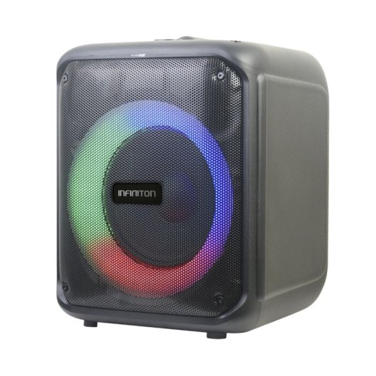 Infiniton Party EQ07 Altavoz Portátil Bluetooth 70W con Luz LED Negro