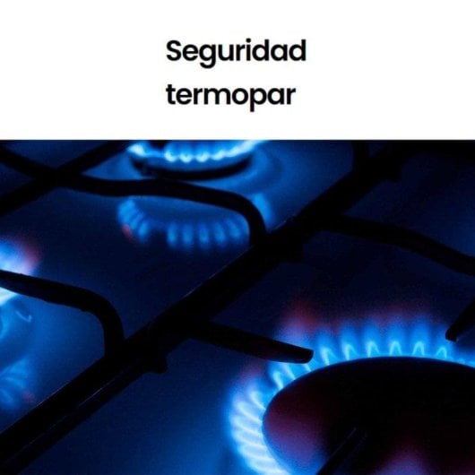 Placa de Gas Infiniton GG-429 4 Fuegos 60cm Cristal Negro