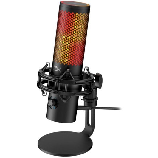 Microfono per streaming HyperX QuadCast 2 S RGB a condensatore USB nero
