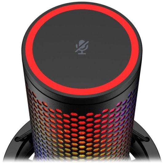 Microfono per streaming HyperX QuadCast 2 S RGB a condensatore USB nero