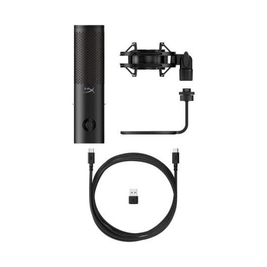 Microfono per streaming HyperX QuadCast 2 S RGB a condensatore USB nero