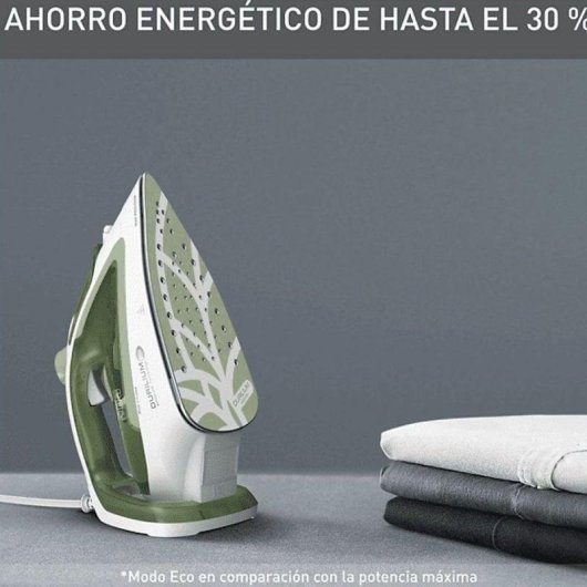 Plancha Tefal FV5781 Easy Gliss Plus Eco 2800W Durilium Airglide Verde