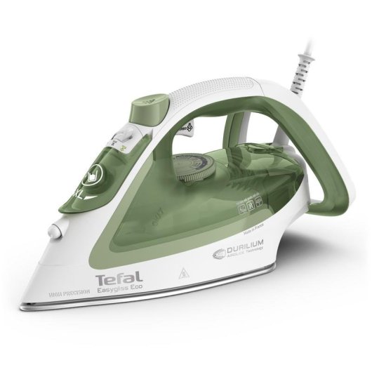 Plancha Tefal FV5781 Easy Gliss Plus Eco 2800W Durilium Airglide Verde