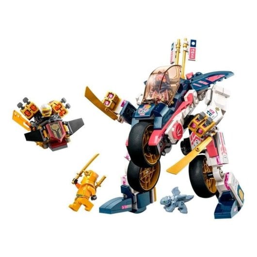 Set de construcción LEGO Ninjago Sora Moto Mech Transformable 384 piezas