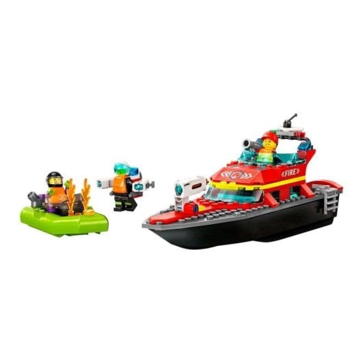 LEGO City Bateau de Sauvetage des Pompiers 144 pièces