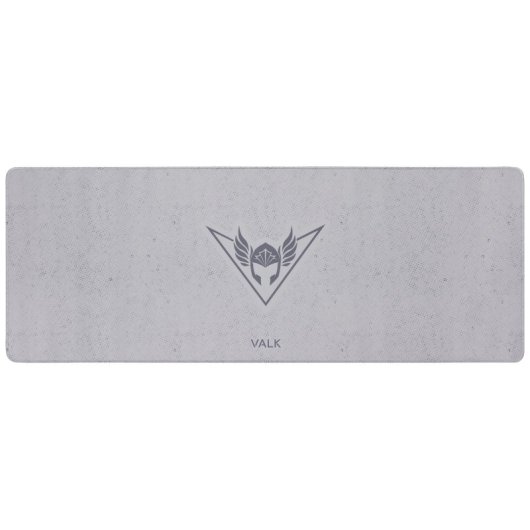 Valk Gaming Mousepad XXL Alfombrilla Gaming Tela 80x30cm Blanco Perla