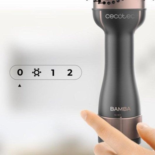 Brosse Soufflante Multifonction Cecotec Bamba CeramicCare Single 1200W Céramique 3 Températures Air Froid Noir Rose