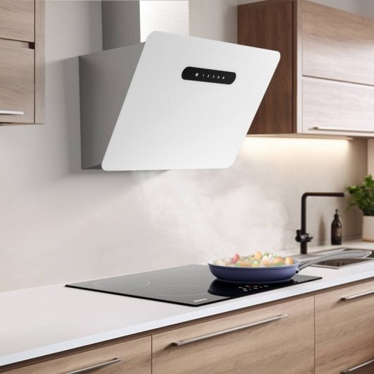 Ciarra CBCW6736K Campana Extractora con Control Táctil y Wifi 60cm 650m3/h Clase A+++ Blanco