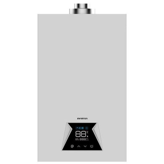 Infiniton GWB-12NP Calentador de Agua por Gas Butano 12L Display LED 33W Blanco