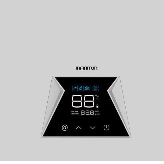 Infiniton GWB-12NP Calentador de Agua por Gas Butano 12L Display LED 33W Blanco
