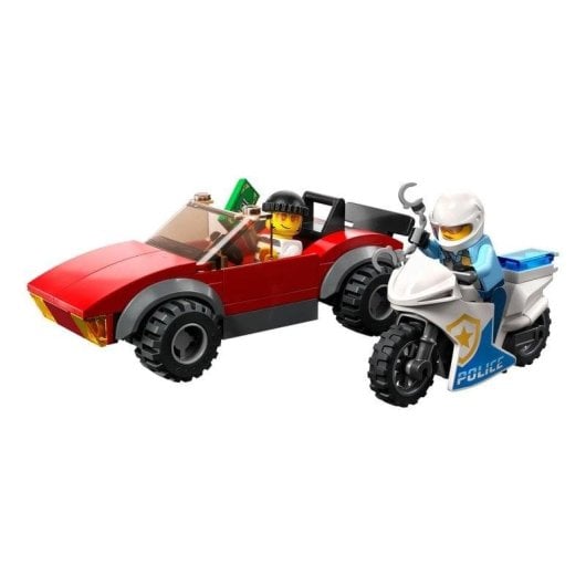 LEGO City Police Bike Car Chase 59 peças