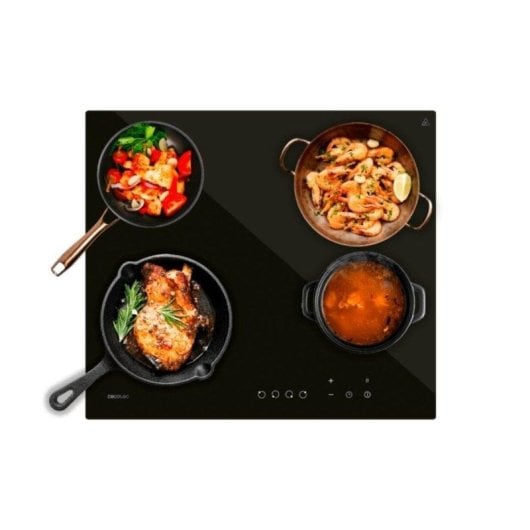 Kochfeld Cecotec Bolero Squad V 4001 4 Zonen 6000W Touchsteuerung Schwarz