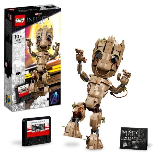 Kit de construcción LEGO® Marvel 76217 Yo Soy Groot (476 piezas)
