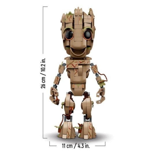 Kit de construcción LEGO® Marvel 76217 Yo Soy Groot (476 piezas)
