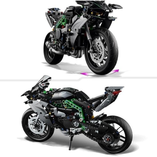LEGO Technic Moto Kawasaki Ninja H2R 42170 643 pièces