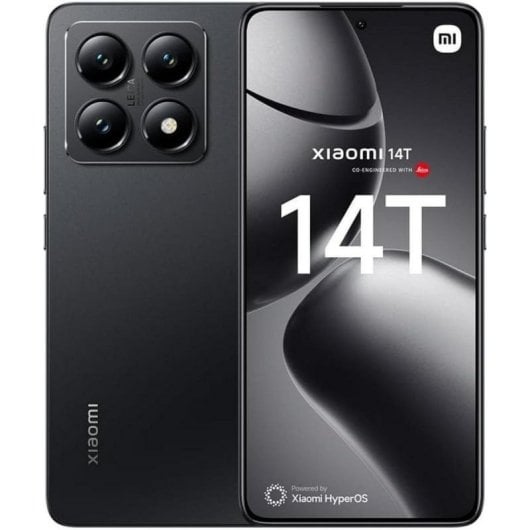 Smartphone Xiaomi 14T 12GB RAM 256GB 5G AMOLED 144Hz Leica Preto