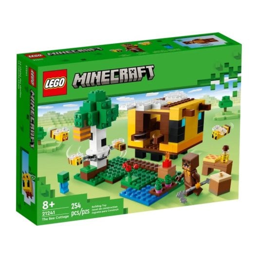 LEGO Minecraft La Cabaña-Abeja 21241 254 piezas
