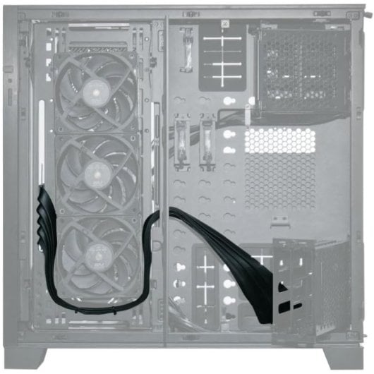 Câble Riser PCI-e 600 PCIe x4 Lian-Li 60 cm Blanc