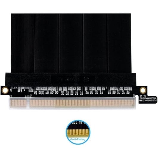 Lian-Li Riser PCI-e 600 PCIe x4 Riser-Kabel, 60 cm, Schwarz