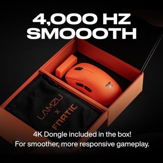 Fnatic Souris de jeu Fnatic x Lamzu Thorn 4K édition spéciale